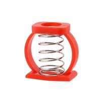 C Buckle Folding Bike Hinge Clip Spring Frame Hinge Clamp Spring  Brompton Folding Bike raudona