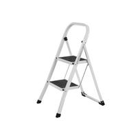 Songmics GSL12WT Sulankstomos kopėtėlės su 2 pakopomis, sulankstoma dalis, saugos fiksavimo mechanizmas, lengva laikyti, keliamoji galia 150 kg balta