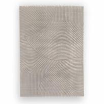 3D geometrinis modernus kilimas Leo&Alex kilimai Anett 80 x 150 cm pilkas