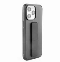 iLike    Apple    iPhone 15 Pro Max Silicone Case with stand    Black