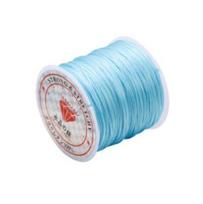 Elastingieij siūlai Nr. 70 karoliukų vėrimui RainBow® VERA V70 60 m, spalva melsva
