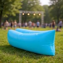 Nešiojama pripučiama oro sofa-gultas lauko naudojimui black