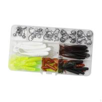 Žvejybos Masalai Įranga Įrankiai Jaukų Rinkinys Paviršiniai 75pcs gray