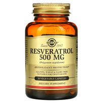 Solgar, Resveratrolis, 500 mg, 30 vegetariškų kapsulių