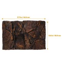 Roplių dėžutės fonas Terariumo fonas Konteinerio Žuvų akvariumo lentos Akvariumas Pu 45.00X30.00X5CM black