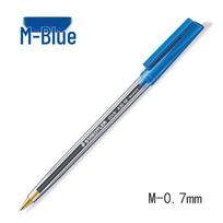 STAEDTLER 430M Ballpoint Pen (Red, Blue, Black) - Smooth Office Pen Needlepoint 0.7 gray