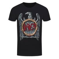 Slayer Marškinėliai Sidabrinis Erelis Metalinis Roko Grupės Oficialūs Juodi Nauji Unisex Marškinėliai XXXL gray