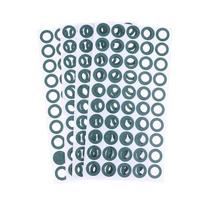 200Pcs Self-Adhesive 18650 21700 26650 32650 Battery Insulating Gasket Li-Ion Battery Insulation Electrical Insulation Pad Rings