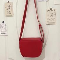 Women Vintage Red Messenger Bags Solid Color Ladies Saddle Shoulder Bags Purses and Handbags Fashion Casual Girls Crossbody Bags raudona
