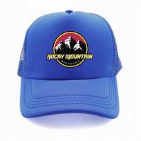 Rocky Mountain Bike Trucker Cap Unisex Funny Rocky Mountain Hat Baseball Cap Cool Summer Unisex Mesh Net Caps blue