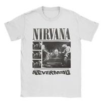 Nirvana Grunge Grupės Marškinėliai Su Grafika Streetwear Vintažiniai Y2K Vyriški [S-6XL] 3XL white