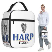 Harp By Guins Insulated Lunch Bag for Kids School Cooler Thermal Food Box Tote Portable Lunch Boxes Container One Size black