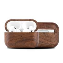 Aukštos kokybės medinis ausinių dėklas Belaidžių ausinių dėklas Airpods 1 2 3 Pro 4 Ausinėms Bluetooth laisvų rankų įrangos dėklas AirPods Pro 3