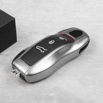 Suderinama Porsche raktų korpusas: Taycan, 911, Panamera, Macan, Cayenne, 718/GT - Sidabrinis Pakeitimas gray