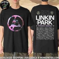 Linkin Park From Zero Pasaulinis Turas Morph Piktograma Merch Dvišaliai Unisex Marškinėliai Unisex Marškinėliai XXL gray