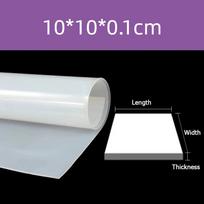 Translucent Silicone Mat High Temperature Resistance Silica Gel Plate New Silicone Sheet 0.1cm
