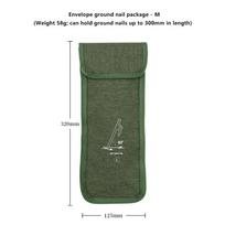 Outdoor Nail Bag Camping Kit Multifunctional Nail Storage Bag Camping Oxford Cloth Large Accessories Storage Bag M gray