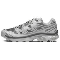 SALOMON XT 6 Žemi Bėgimo Bateliai su Agile ChassisTM Sistema/Mud Contagrip Laisvalaikio Unisex Sidabrinės Pilkos spalvos L47876000 40 balta