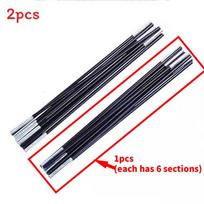 Camping Tent Frame Fiberglass Support Pole For Outdoor Shelter Construction 340cm black