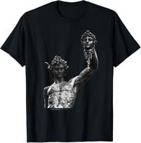 Perseus Medusa Shirt Greek Mythology T-Shirt Size S-5XL XXXL black
