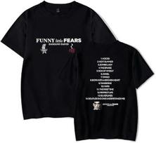 Damiano David Tshirt Funny Little Fears Album Merch T-Shirt Unisex Casual Short Sleeve Tops XXL black