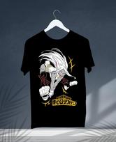 Rabbit Hero Mirko black T-shirt ,anime Rumi Usagiyama Miruko My Hero Academia S black