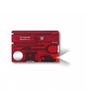 Victorinox įrankių rinkinys Swiss Card Lite, 13 įrankių, raudonas (0.7300.T)