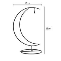 NEW 1PC Hanging Plant Terrarium Metal Stand Tabletop Display Stand Decoration Holder black