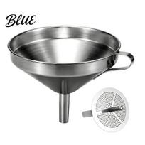 Metal Kitchen Strainer for Spices Stainless Steel Funnel with Filter And Handle 11cm