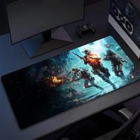 Battlefield 2042 Mouse Pad High Quality Natural Rubber Mouse Pad The Most Professional Washable Laptop Mouse Pad 30cmx60cm(11.8x23.6inch) blue
