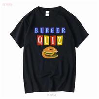 Burger Quiz Graphic T-shirt M black