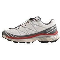 SALOMON XT 6 Bėgimo bateliai Unisex Balti Pilki Raudoni L47864400 38⅔ raudona
