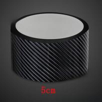Carbon Fiber Vinyl Wrap Tape, Self-Adhesive Car Door Sill Protector Film, Auto B-Pillar Trim Sticker, Scratch-Resistant Interior Exterior Decal 5cm*3m juoda