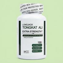 Longjack Tongkat Ali Extra Strength – Natūraliai energijai ir ištvermei palaikyti | 120 daržovių kapsulių 1pack