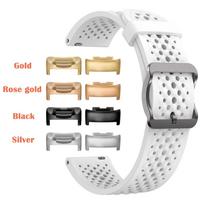 Classic Band Suitable for Fitbit Charge 6 Breathable Soft Silicone Wristband for Charge 5/Charge6 Sport Waterproof Strap Correa Connector-Silver&Charge 5 6 balta