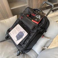 Li Shen Convertible Travel Backpack & Carry-on Luggage black