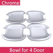 Chrome Car Door Handle Cover for Opel Zafira B Family Vauxhall 2005~2014 Trim Set Exterior Accessories 2006 2007 2008 2009 2010 Handle 4 Door gray