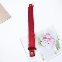 Non-Heat 3-Piece Rubber Hair Curler Set: 3CM No-Damage Lazy Waves raudona
