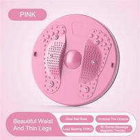 Bodybuilding Fitness Twist Waist Disc Health Trainer Fitness Equipment Balance Board Disc Slimming Gym Equipment Feet Exerciser as the picture pink