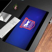 Ipswich Town Football Club Crest mouse pad, rubber base, esports desk mat, mouse pad for gamers and office use, gaming desk , easy to clean mat 30cmx60cm（11.8x23.6inch）