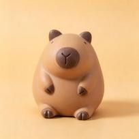 Kapibara Lėtai Kylančios Minkštos Kawaii Minkštos Fidget Žaislas Streso Atsarginis Spaudomas Žaislas Vaikams Suaugusiems Dovana brown