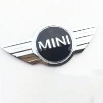 1 vnt. Galinis Priekinis Variklio Dangčio Emblema Ženklelis Apdaila BMW Mini Cooper R55 R56 R50 R60 R61 Pakeičiamas Logotipas Auto Stiliaus Aksesuarai qclyn77 gray