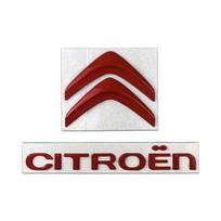 Metalinė raidės lipdukas Automobilio priekinės bagažinės emblema Citroen C4 C3 C5 C1 DS3 DS5 DS4 Jumpy Xsara C-Elysee Picasso C-quatre Galinis ženklelis PD0 matinė juoda spalva