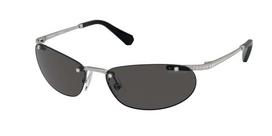 Swarovski Sk7019 400187 Women Sunglasses Matte Silver/59 gray