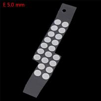 20Pcs Stainless Steel In-Ear Earphone Filter Dust Net Earbuds With Glue gray