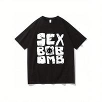 Retro Cotton Scott Pilgrim OMB TShirts  Anime Comics Street Wear For Men And Women S