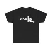 Glokk40spaz Lazerdim700 Diablo Gun Tees T-Shirts Album Tour Merch - All Sizes XS black