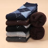 5 poros vyriškų kojinių Šiltos rudens ir žiemos vidutinio ilgio kojinės 5 Pairs black