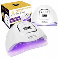 Nagų lempa UV LED 80W, SUN X5 MAX, su LCD ekranu, tinka hibridiniams geliams