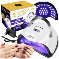 Nagų lempa Strong Manicure, UV/LED, 220W, x7 Max su laikmačiu, hibridinėms gelinėms lakams